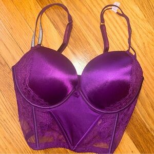 Victoria's Secret Rich Purple Lace Bra
